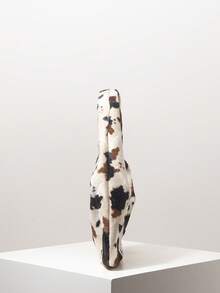 Bolsas de tote para damas, estampado de vaca, bolso de hombro, bolso vintage, bolso hobo, bolso de piel, bolso de trabajo para mujeres, regalos para mujeres, adecuado para uso diario, compras, viajes, salidas, multifuncional (patrón aleatorio)