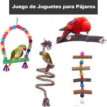 Jaula Grande Metal para Pájaros 140 * 48 * 78CM Jaula De Pájaros Jaula De Loro Aves con Juguetes para Avess - como en la foto - Ver 6