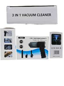 Mini Aspiradora Portátil De Mano Inalámbrica Para HoGAR, AUTO - Negro - Ver 12