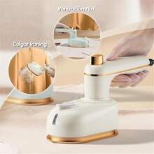 Portable Steam Iron For Clothes, Handheld Steamer - Green - View 2