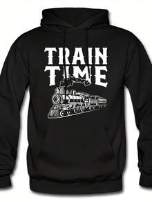 Train Hoodie. Train Gift. Train Lover Gift. Train Enthusiast. Railway Hoodie. Locomot Sweatshirt. Train Spotter Gift. Railroad #OH1414,Autumn/Winter Hoodie Autumn Set - 款式17 - 查看 1