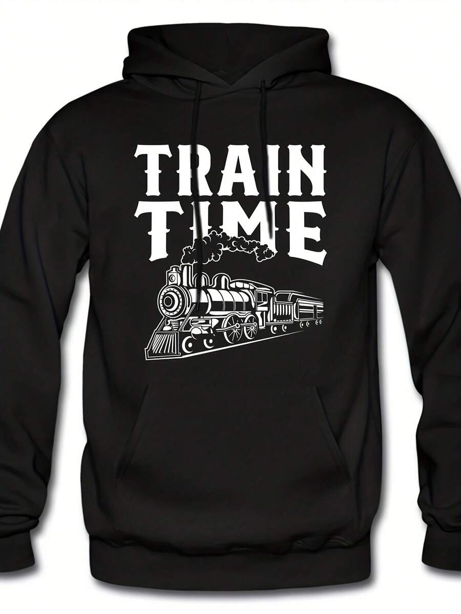 Train Hoodie. Train Gift. Train Lover Gift. Train Enthusiast. Railway Hoodie. Locomot Sweatshirt. Train Spotter Gift. Railroad #OH1414,Autumn/Winter Hoodie Autumn Set - 款式17 - 查看 1