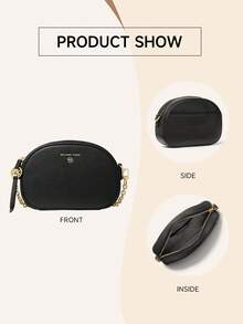 Michael Kors Jet Set Charm Small Monogram Camera Crossbody Bag Casual Shoulder Bag For Daily Parties