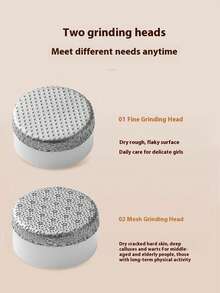 专业电动去茧器，二合一磨脚器，两档速度，两个磨头，500mAh 持久续航，USB-C 充电，男女通用家用修脚套装，送给女性、女孩、母亲、妻子、女友的完美礼物，适合节日、情人节、生日、斋月、嘉年华、周年纪念日等场合。 - 彩色 - 查看 4