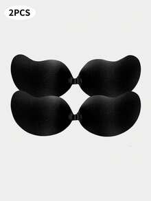 4/2/1 Pcs Sticky Silicone Backless Bras, Invisible Bras, Reusable, Front Closure, Bust Enhancing - Skin-Friendly Cups, Fits A-D Cups, Suitable For Summer Dresses/Backless Gowns - Multicolor - View 13