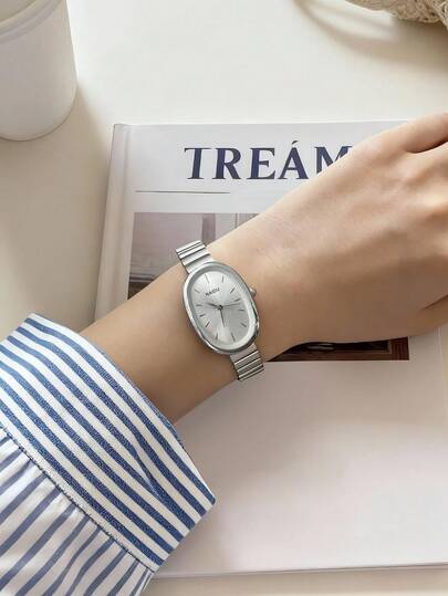 1 pièce Montre à quartz vintage élégante pour femmes, polyvalente et adaptée à la décoration quotidienne