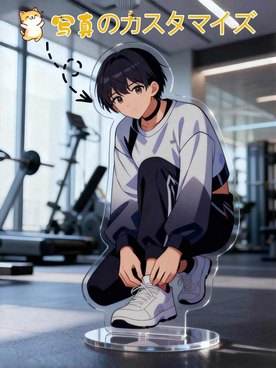 1 Stück individuell gestaltbarer Weihnachts-Acryl-Ständer, kann Ihre Fotos und Texte drucken, aus strapazierfähigem transparentem Acryl mit Weihnachtsmustern gefertigt, ideal für Weihnachtsbaum, Büroschreibtisch oder Heimdekoration, auch ein einzigartiges und bedeutungsvolles Weihnachtsgeschenk für Familie, Freunde und Geliebte