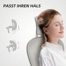 Homcom Ergonomic Office Chair With Mesh Backrest, Adjustable Height, Folding Armrests, 5 Casters, Rocker Function - Grey - View 2