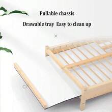 LIOONS jaulas para Aves Birdcages Bird Perch Play Stand Bird Feeder Stand con Rolling Standing Portable Bird Cage para Exteriores portátil - Amarillo - Ver 3