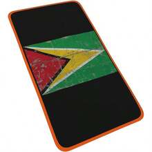 - Toallas de mano con la bandera de Guyana, secado rpido, toallas de microfibra de terciopelo coral, altamente absorbentes, uso como hotel, bao, ducha, toalla de mano, 16x 28 pulgadas - Naranja + Toallas de mano - 16x28 pulgadas - Ver 4