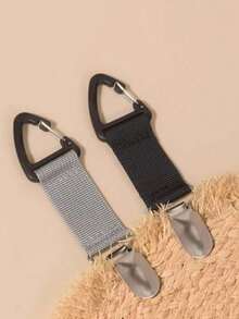 Stylish, Simple, And Convenient New Outdoor Travel Straw Hat Clip, A Portable Hat Companion, Bag Clip, And Multi-Purpose Outdoor Storage Clip. This Travel Hat Clip Attaches To Bags, Handbags, Backpacks, And Luggage. It's Perfect For Outdoor Travel, Beach Hats, And Accessories. It's Also A Practical School Accessory And Back-To-School Supplies. - Multicolor - View 5