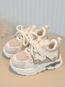 1 Pair Kids' Lightweight Sports Shoes, Boys' And Girls' Running Sneakers, Spring/Autumn