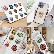 63-Piece National Parks And Monuments Sticker Set - Durable Vinyl Material, Unique Design, Vibrant And Detailed Patterns - Perfect For Sticking On Laptops, Water Bottles, Cars, And Scrapbooks. - Multicolor - View 3