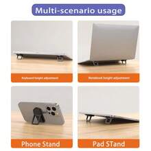 2pcs Keyboard Riser, Keyboard Typing Elevation, Keyboard Tilt Riser, Anti-Slip Keyboard Riser. Thickened Computer Desk Keyboard Bracket, Keyboard Stand, Computer Mechanical Keyboard Display Stand, Desktop Heightening Stand