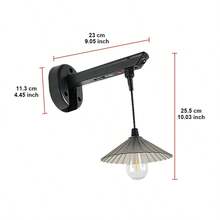 Nueva luz de pared solar con 3 modos, sensor de movimiento, luz LED solar, iluminación de granero, luz decorativa con luz cálida, adecuada para porche, patio, jardín, terraza - Negro - Ver 6