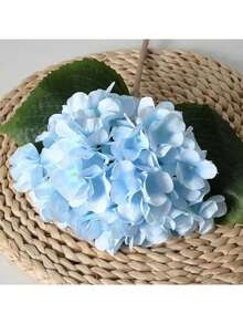 1Pc Autumn Green, Pink, And1set White Multi-Colored Artificial Hydrangea Flowers, Realistic Silk Hydrangea Flower Ornaments, High-Quality Artificial Flowers, Suitable For Brunch, Wedding Bouquets, Parties, Home Living Rooms, Kitchens, Gardens, Hotels, Offices And Other Occasions. Suitable For Decoration In All Seasons, Halloween, Thanksgiving And Christmas, And Can Also Be Given As A Gift. - Multicolor - View 10