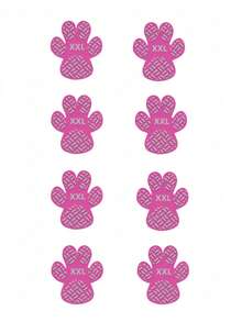 8 Pieces Of Pet Shoes Disposable Invisible Non-Slip Puppy Foot Stickers Suitable For Sending Friends And Family Pet Supplies Dog Non-Slip Pad