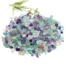 1 Oz/2 Oz/4 Oz Natural Colorful Fluorite Quartz Crystal - Asymmetrical Shaped Gemstone Natural Pebble Polished Stone - Stone - View 2