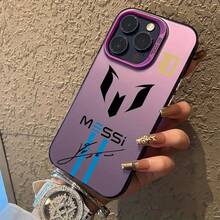 Football Superstar Messi Jersey Phone Case For IPhone 16 15 14 13 12 11 Pro Max X XR XS Max 8 7 Plus Anti-Drop Matte Back Cover Drop-Resistant, Gifts - 混合顏色 1 - 查看 7