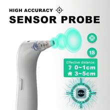 Non-Contact Handheld Mini Digital Thermometer, Quickly Measures Forehead And Ear Temperature - White - View 5