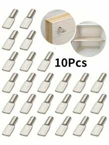 10/20/40 件货架钉，5 毫米勺形镀镍货架支撑钉，书架钉，家具货架支撑钉，橱柜货架支撑钉，厨房家具和衣柜货架支撑钉 - 彩色 - 查看 8