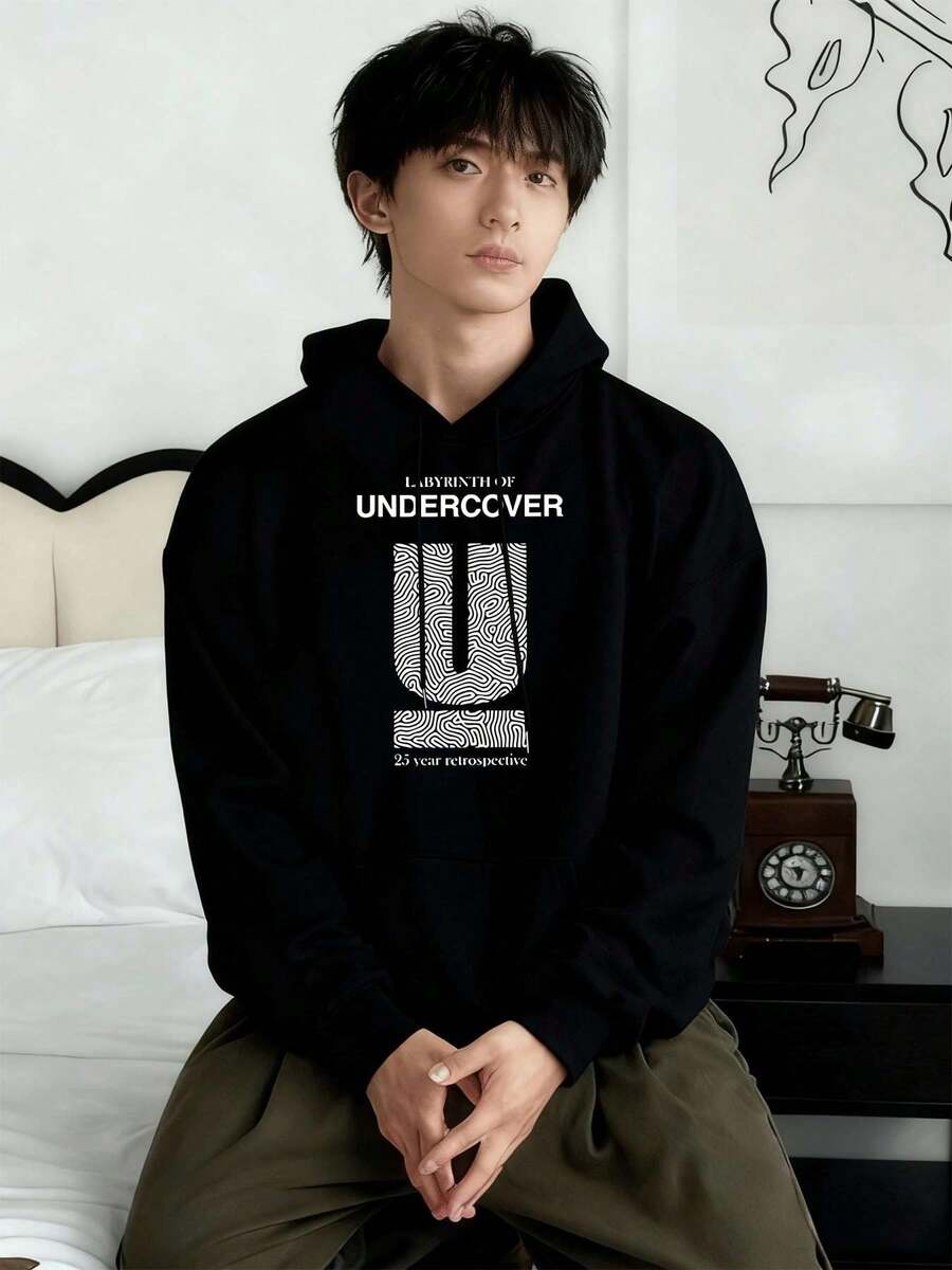 Men Hoodies - Black - View 1