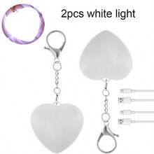 Heart-Shaped Handbag Light, Mini Sensor LED Handbag Light With Auto On/Off, Rechargeable Travel Accessory Night Light For Backpacks, Shoulder Bags, Crossbody Bags, Handbags - White - View 16