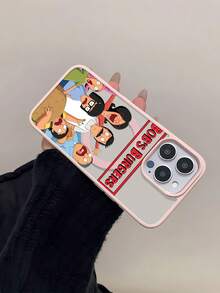 Bobs Burgers Family Fun Element-Design Phone Case, Suitable For IPhone Models 16, 15, 14 Pro Max, 13, 12, 11, XR, XS Plus Phone Cases, Made Of TPU Silicone Material, Providing Shock And Drop Protection, With Drop Protection Function, And Has A Very Good Hand Feel. It Is The Most Suitable Gift For Family, Friends, And Loved Ones. - Hồng LB55 - Xem 4