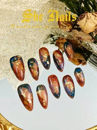 Cute Baroque Nail Art Look With Wedding Nails 10pcs Medium Long Almond Shape Silver Nails, Pink Nails, White Nails, Lace Nails, French Gothic Style, Bow Decoration, Lace Printing, 3D Bow, Hand Drawn Silver Butterfly And Water Ripple Handmade Arylic Press On Nails For For Matching Wedding Dresses Wear With Free Gel Sticker Nail File.