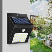 1 buah Lampu Luar Ruangan Bertenaga Surya 20/30/40 LED, Bertenaga Surya, Lampu Dinding Surya Lumens Super Tinggi, Saklar 3 Mode, Lampu Sensor Surya Halaman Luar Ruangan, Lampu Dinding Surya 4 Sisi Tahan Air dengan Sensor Gerak, Cocok untuk Taman, Rumah, Garasi - Hitam - View 13