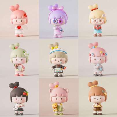 1pc 2025 New Cute Candy Heart Series Collectible Figurine, Ideal Gift For Girls On Birthday, Christmas, Or Any Occasion - Collectible Display, Hobby Collection