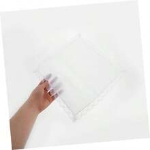 12piezas Pauelos De Algodn Para Mujeres Con Bordes De Encaje Elegantes y Suaves Perfectos Para Bodas y Fiestas De T Cuadrados Vintage - inicial - Ver 8