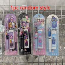 1 Stück/4 Stück neuer Stil Hexenjagd Mädchen Gruppe Druckbleistift Set, süße Ins Aktivität Mädchen Cartoon 0,5 Schülerstationerie Set, perfekt als Lernmaterial unter Freunden, Geschenk zu Feiertagen (Stil zufällig)