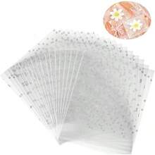 Bolsas para Galletas Bolsas Transparentes de Celofán 200 Unidades Bolsas Autoadhesivas para Galletas Bolsas de Celofán para Tratar Bolsas de Plástico para Pastelería de Lunares Blancos Autoadhesivas para Pastelería Bolsas de Regalo para Fiestas para Regalo de Panadería Galletas Dulces Jabón de Chocolate ( 4 * 6 pulgadas) - 200 - Ver 13