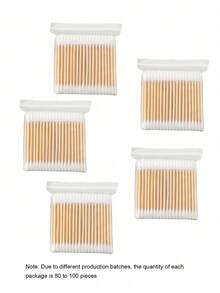 Dual-Tip Cleaning Swabs - Multipurpose Buds For Makeup Removal, Wound Care, And Home Use - Unscented, No Batteries Required