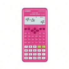 Casio FX-82ES-P 科学计算器，12 位考试认证计算器，多功能学校及办公计算器，便携式学生数学与科学计算器，理想的返校礼物 - 粉色 - 查看 7
