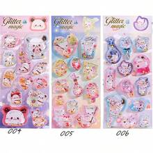 3D Animated Shaking Stickers, Water-Filled Non-Adhesive Stickers, Decorative Stickers For Scrapbooking, Small Gifts, Rewards, Shaking Stickers, Decorative Small Gifts - Multicolor - View 16