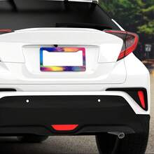 1pc Customizable Personalized Metal License Plate Frame, Custom Text License Plate Frame, 52.5x13cm, 2D Flat, Suitable For  License Plate Frames, License Plate Frame Covers, Car Accessories, Christmas Halloween New Year Holiday Gifts - Multicolor - View 5