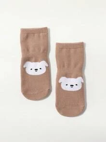6 pares de calcetines antideslizantes con estampado de dibujos animales para bebés y niños, para primavera y otoño, para niños y niñas