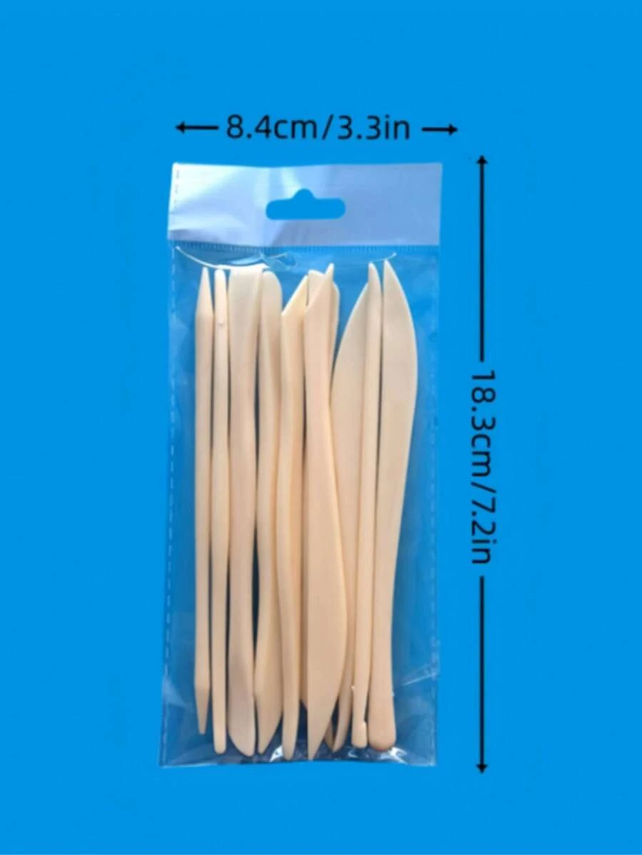 10pcs Polymer Clay Sculpting Tool Set, Double-Ended Pottery Tools, Suitable For Beginners - Craft Supplies