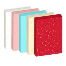 共有6种颜色，每种颜色5张，共30张。200克金箔封面纸，A4卡纸，50张彩色合同投标书，装订封面纸，普通纸，打印纸 - 彩色 - 查看 11