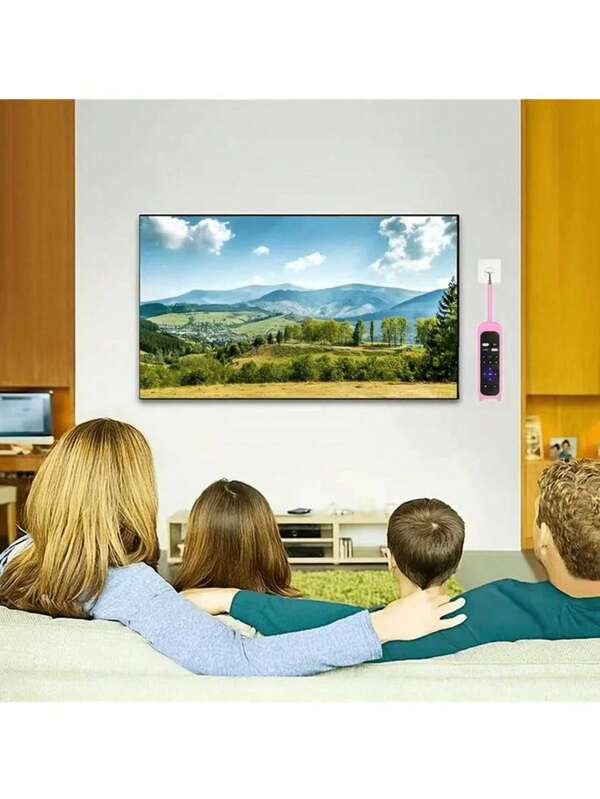 Silicone Remote Control Cover For Roku TV Remote/Roku Simple Remote/Roku Voice Remote (Not With Headphone Jack) For School,Office,Household,Travel,Bag,Organizer,Storage