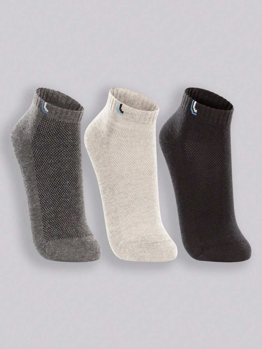 LUPO Kit With 3 Pairs Of Men's Adult Short Socks Lupo Sport Sports Gym - Nhiều màu - Xem 1