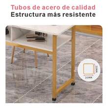 Mesa De Uñas Minimalista Blanca - Económica Y Práctica - Blanco - Ver 6