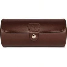 Vegan Leather Travel Watch Case Roll Organizer By - As Pic - View 1
