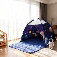 Abulun Space World Tent Galaxy Dome Kids Tent, An Imaginative Family Tent For Boys And Girls - Astronaut Space For Indoor And Outdoor Fun, The Perfect Gift For Children. - Blue - View 3