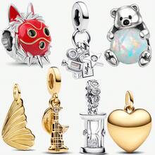1 abnehmbarer Schmetterling Charm, versilbert, passend für Armband, Halskette, DIY Schmuck, Geburtstagsgeschenk, Jahrestags-Geschenk - Verschiedenfarbig - Übersicht 2