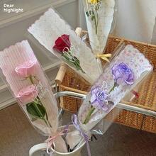 Qixi Festival Valentine's Day Wilderness Picking Up Dreams Single Bag Flower Bouquet Packaging Bag Fenghua Paper Rose Bag Floral Material - 彩色 - 查看 5