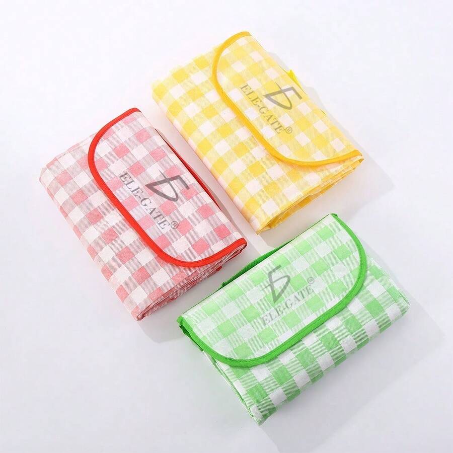 Mantel Tapa Impermeable Picnic Camping Portátil Samsier - Rojo - Ver 1