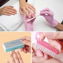 Kit 11pzs Limas para Uñas Profesional,Incluir 6 Limas de Uñas+ 4 Cepillo Limpiar+ 1 Bloque de Pulido,Reutilizables,Grit Edge 150/180/240,Flex 100/180, 220/280,Shiner 1000/4000,para Cuidado de Las Uñas(default) - Multicolor - Ver 4